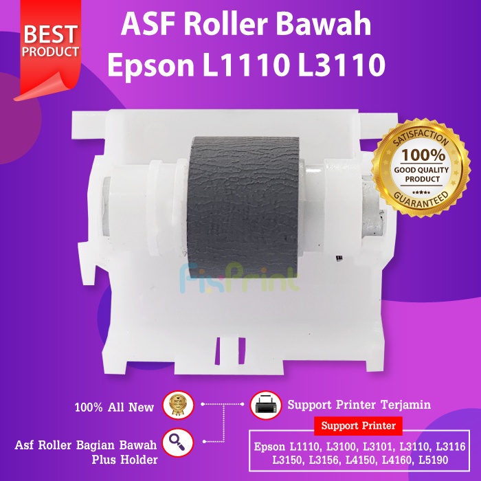 Pick Up Roller Bawah + Holder ASF Epson L3110 L3116 L3156 L1210 L3210 L5190