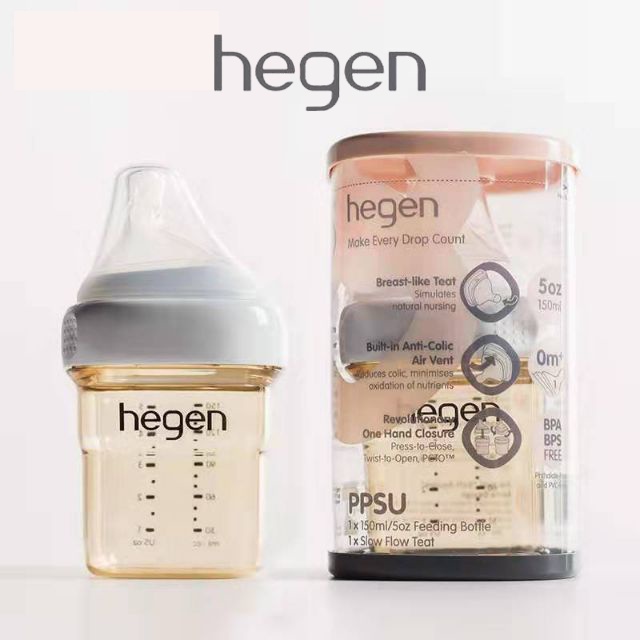 Hegen Feeding Bottle PPSU - Botol Susu Bayi Hegen All Varian 150ml - 240ml &amp; 330ml