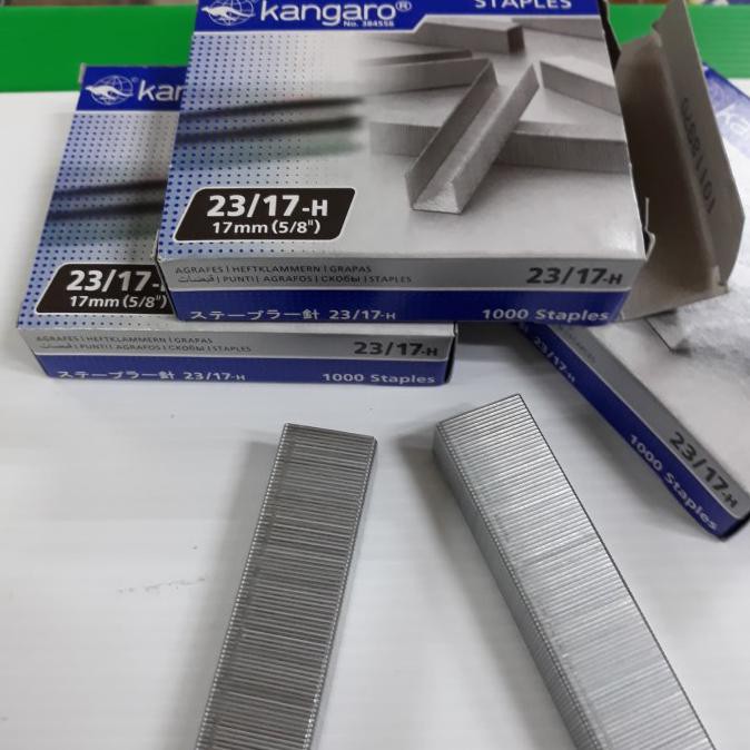Aman Isi Stapler Staples Jilid Heavy Duty 23/17 Kangaroo Gilaa