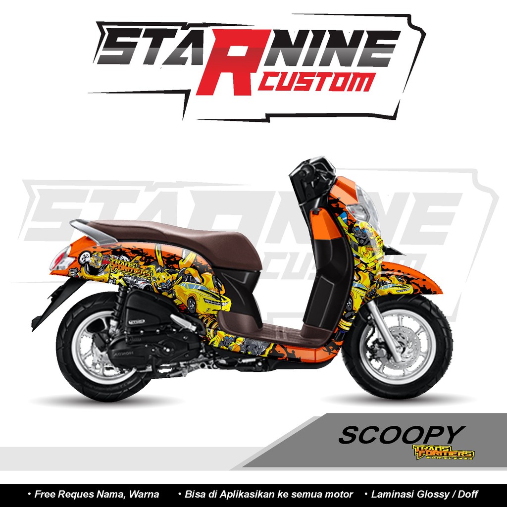 decal scoopy transformers sticker scoopy transformers decal stiker scoopy 2018