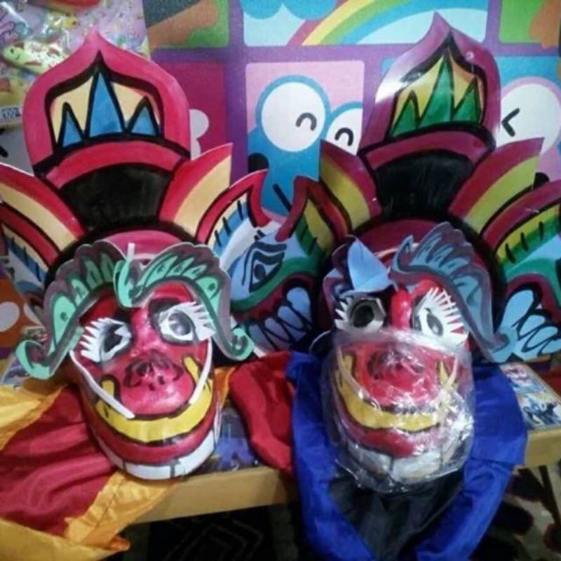 mainan anak barongan caplok spon barong