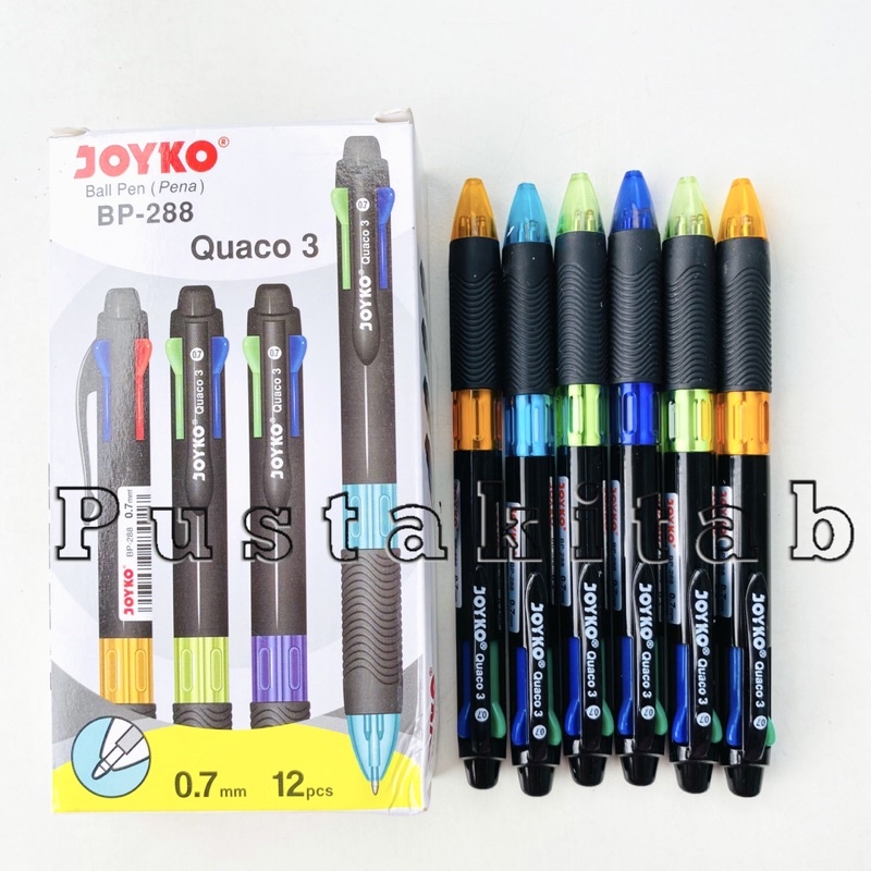 PULPEN JOYKO 4 WARNA BOLPOIN JOYKO WARNA
