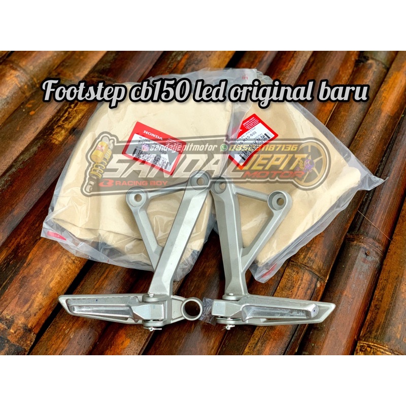 FOOTSTEP CB150 POSTEP PANCIKAN CB 150 BELAKANG CB150R LED ORIGINAL BARU