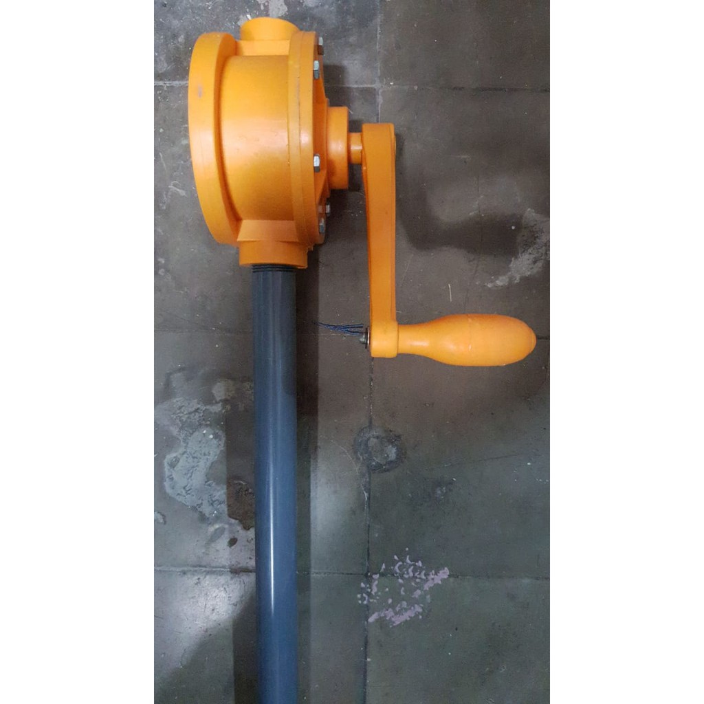 POMPA PVC MANUAL Tangan Oli Minyak Rotary Hand Oil Pump Oriental KIMIA