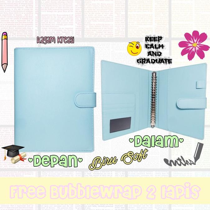 

Binder Polos KULIT 20 RING (Kertas A5)