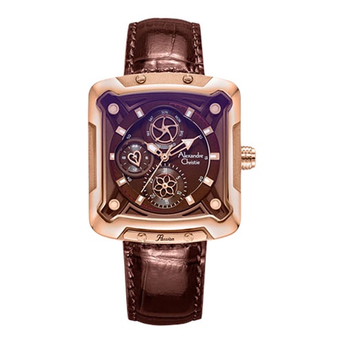 Alexandre Christie AC 3030 BFLRGBO Ladies Dark Brown Dial Dark Brown