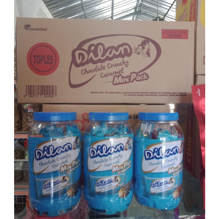 Dilan share it, dilan mini kekinian kemasan toples