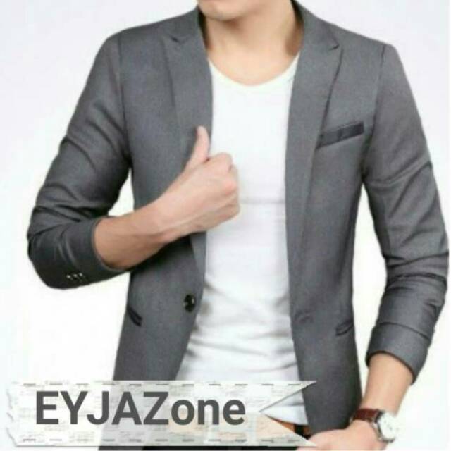 Blazer pria blazer murah blazer grey jas pris grey expose eyjaz
