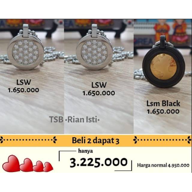 Pendant 2 LSW dan 1LSM black limited