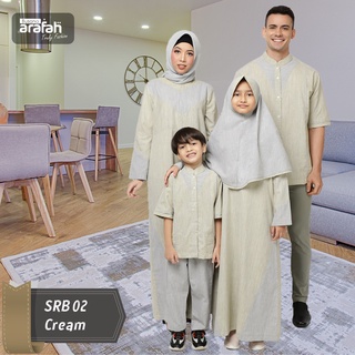 Sarimbit Lebaran Terbaru Bahan Katun Adem SRB 02 ORIGINAL by. Busana Arafah