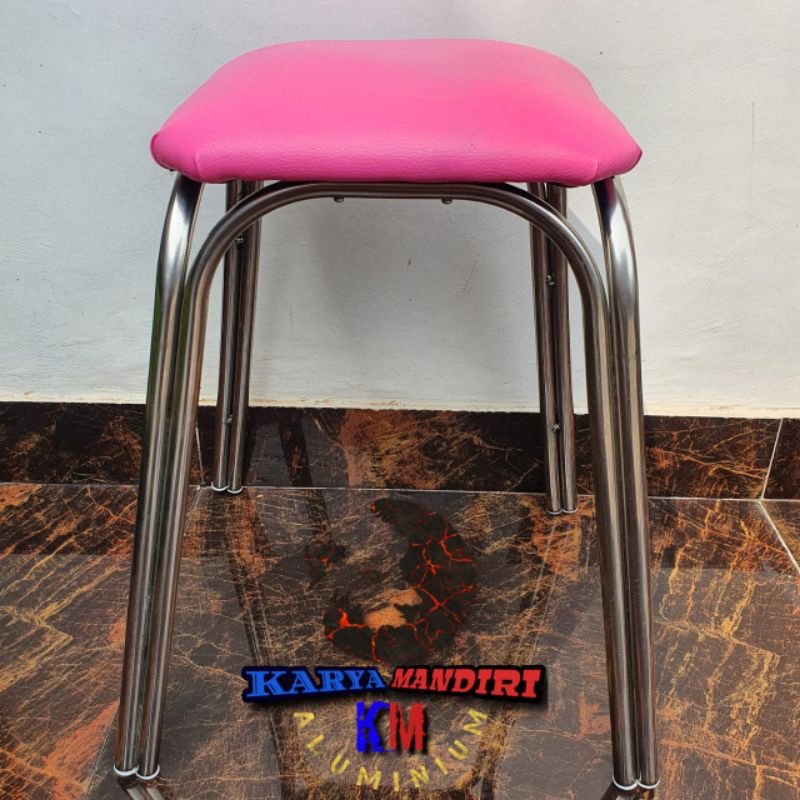 Kursi stainless / Cafe / Teras / Baso / 50cm