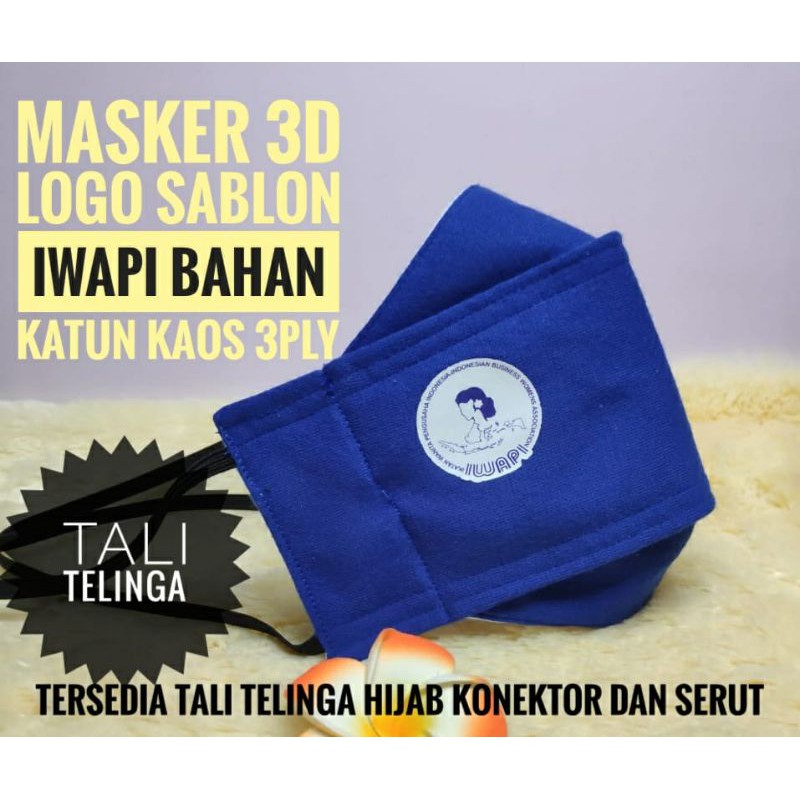 Masker Logo Iwapi Model 3D