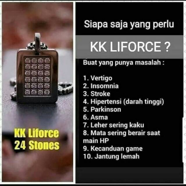 Kalung kesehatan KK Liforce