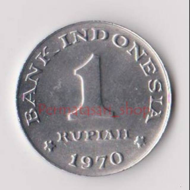koin 1 rupiah kondisi gress