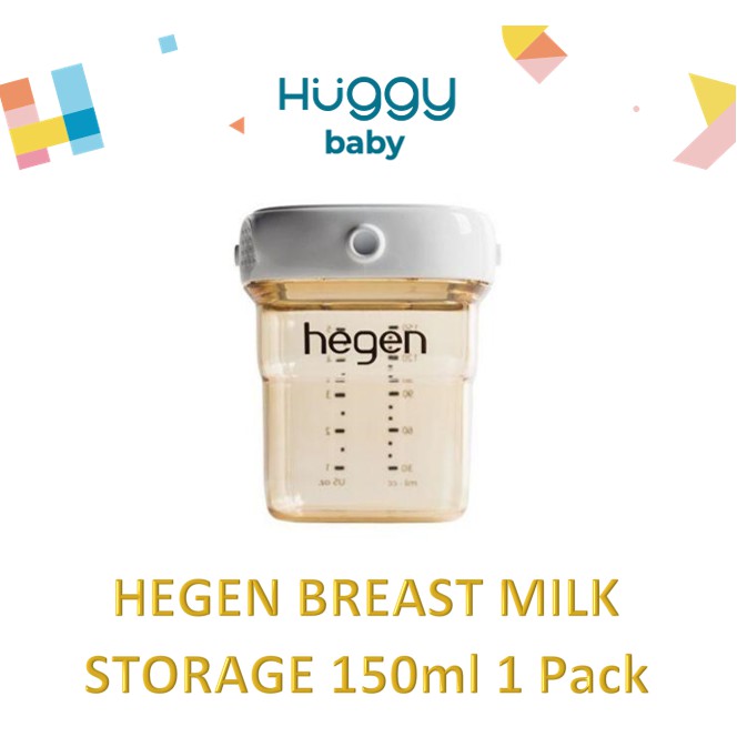 Hegen Breast Milk Storage 150ml Botol Penyimpanan ASI isi 1 SATU Pack