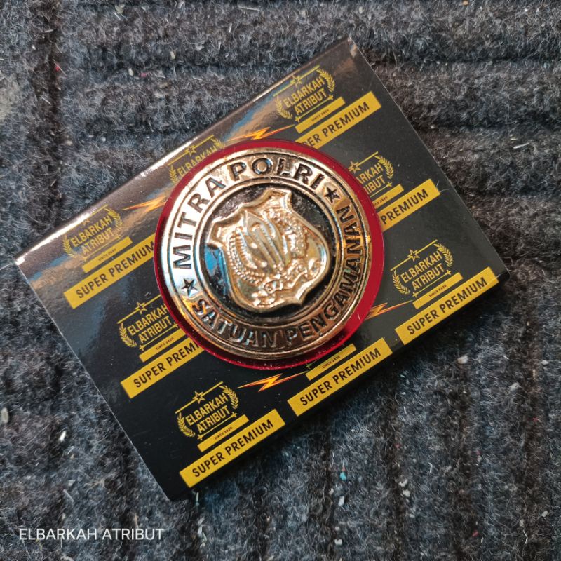 PIN MITRA POLRI SATPAM/PIN MITRA POLRI PAKU SECURITY/ATRIBUT SATPAM/ATRIBUT SECURITY