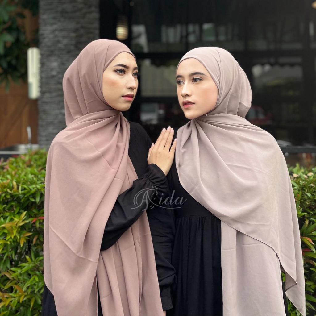 Pashmina Inner Tali Pashmina Ceruti Babydoll Jahit Tepi Hijabbyaida