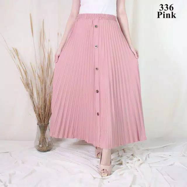 (BISA COD) PALING MURAH! Rok Plisket Premium / Maxi Skirt Prisket Pleates