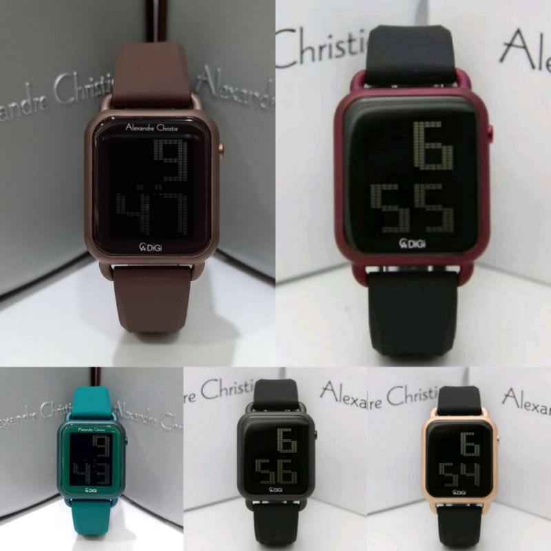 JAM TANGAN WANITA ALEXANDRE CHRISTIE 9332/AC9332/AC 9332 DIGITAL ORIGINAL