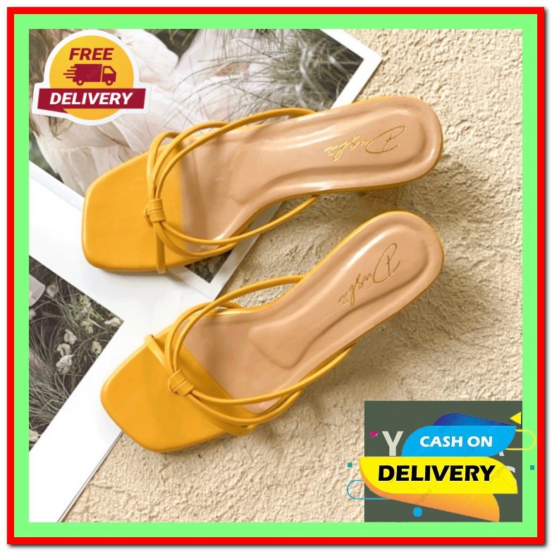 Hak Tahu Bapau Sandal Wanita Hak Tahu Casual Pesta Kondangan Formal Sendal Heels Kotak Cewe Terbaru 