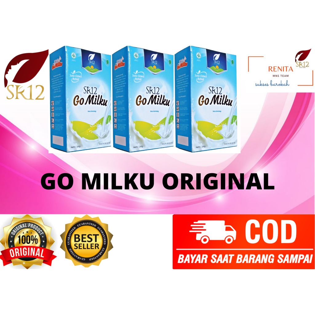 

GO MILKU 200g/SUSU KAMBING/ETAWA/SR12