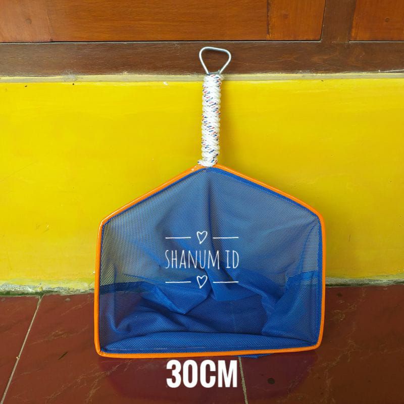 Serok ikan halus 30cm,Seser burayak ikan,serok ikan hias,serok ikan lele,gurame,patin ,nila,mujaer,k