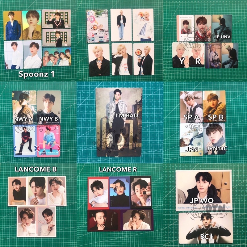 HWANG MINHYUN NUEST PC WANNAONE NUE’EST PHOTOCARD IM BAD SPOONZ JAPAN POB