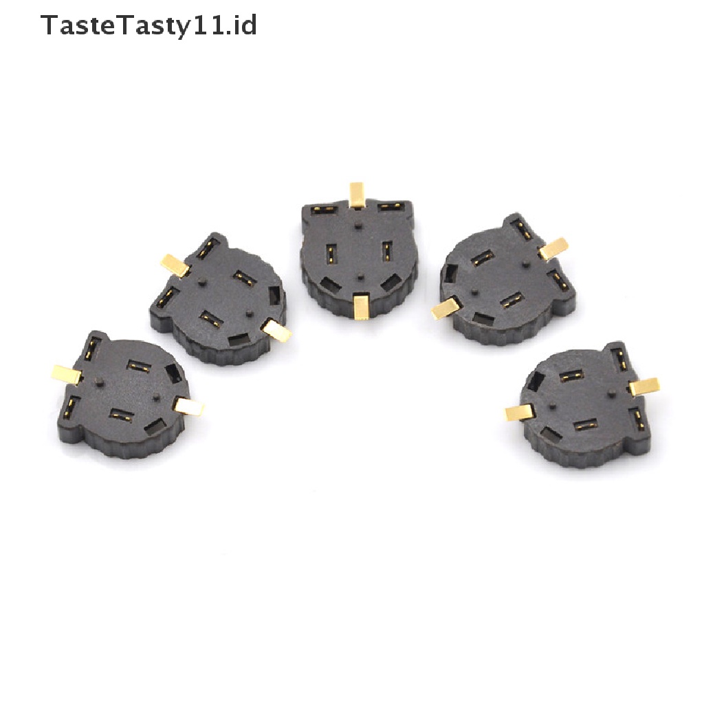 Tastetasty 5pcs / set holder Baterai CR1220-2 CR1220 SMD 1220