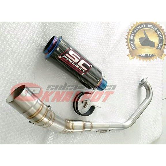 Promo Terlaris Knalpot Racing Sc Project Carbon Thunder 125 COD