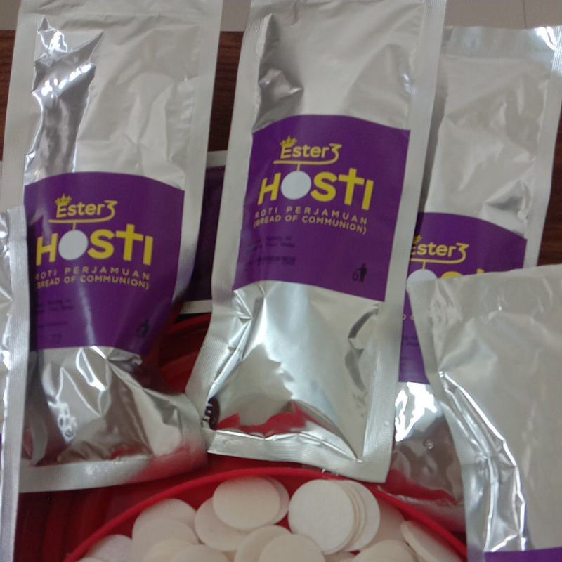 

Hosti/Communion Bread/Roti Perjamuan 100 pcs