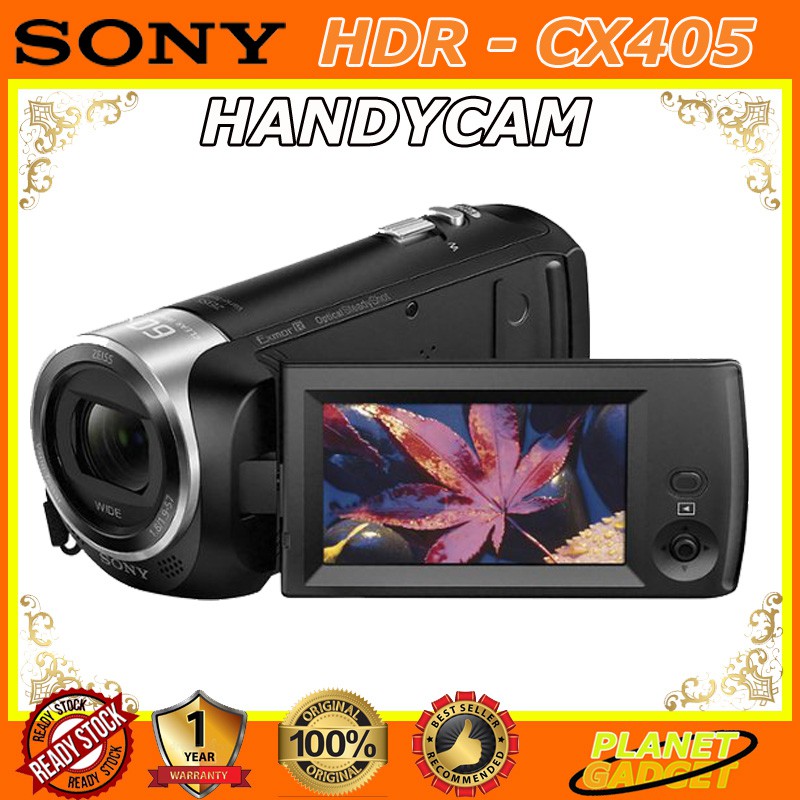 Sony HDR-CX405 HD Handycam Garansi Resmi Sony - Non Paket