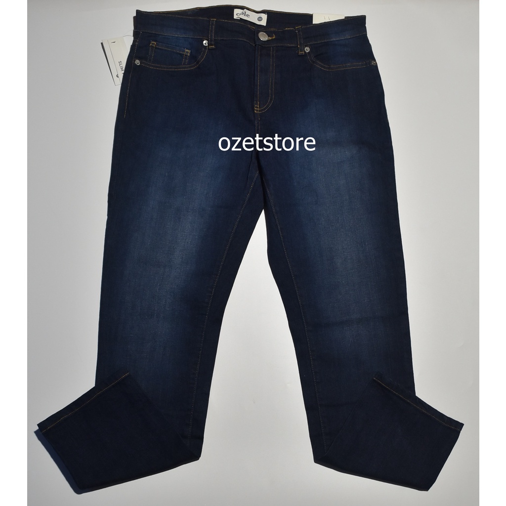 Celana Panjang Pria Jeans COLE Denim Tua SlimFit CSC11 ORIGINAL