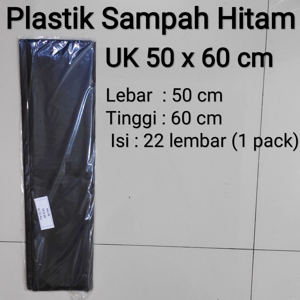 Kantong Plastik sampah Hitam Uk 100x120 (isi 5 pcs) / 90x120 (isi 6 pcs) / 80x120 (isi 8pcs) / 60x100 (isi 12pcs)/ 50x75 (isi 18pcs)/ 50x60 (isi 22pcs) / 40x60 (isi28pcs) / 40x50 (isi 32pcs) , kantong Sampah Hitam, Trash Bag, Tempat sampah Plastik