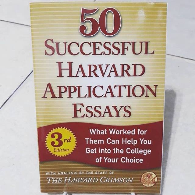 BUKU IMPORT 50 SUCCESSFUL HARVARD APPLICATION ESSAYS