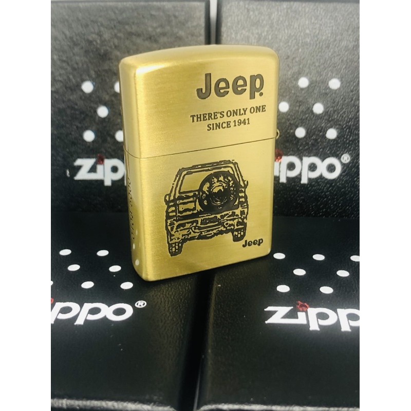 Zippo Motif Grafir Zippo Motif JEEP Gold Zippo Motif Premium