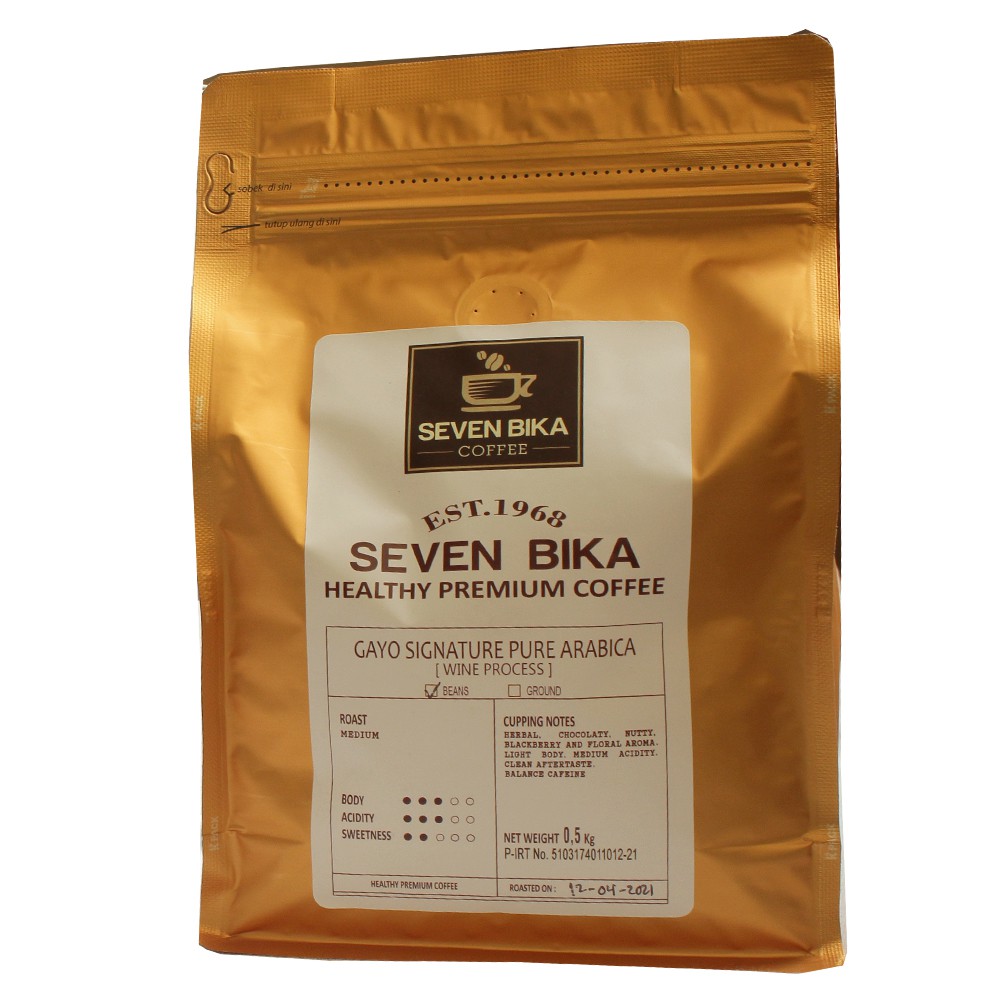 

Seven Bika Coffee Family Size 500 gram Wine Process Edition