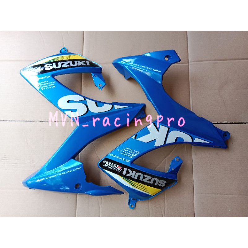 Sayap samping depan bodi body depan sayapan samping plus striping sticker SUZUKI SATRIA F FU FL FACE