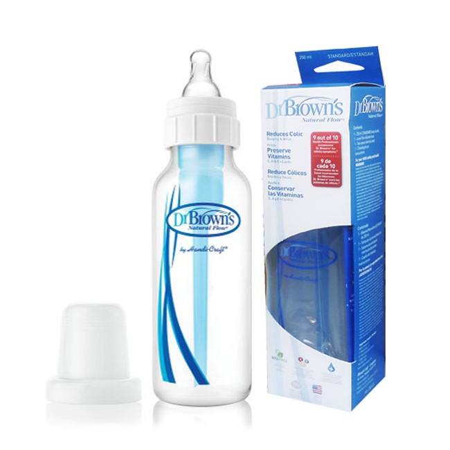 BOTOL SUSU BAYI DR BROWNS BIRU UKURAN 250ML -2551