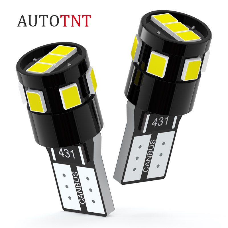 2pcs Lampu LED T10 W5W 2825 501 168 2835 Super Terang Untuk Interior Mobil