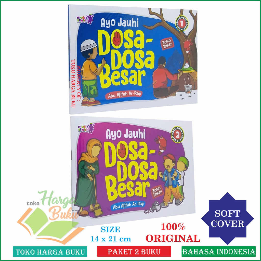 Foto Paket 2 Buku Ayo Jauhi Dosa-Dosa Besar Jilid 1 dan 2 - Penerbit Media Shalih