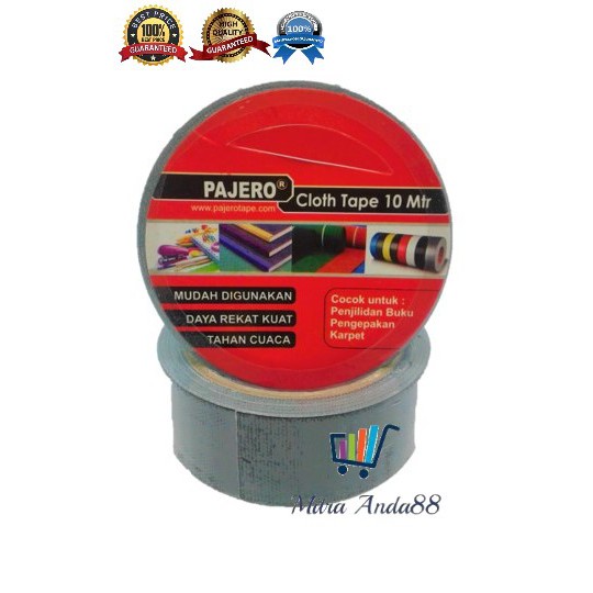 

Mitraanda88 Isolasi lakban kain hitam selotip (1,5inc X10M)