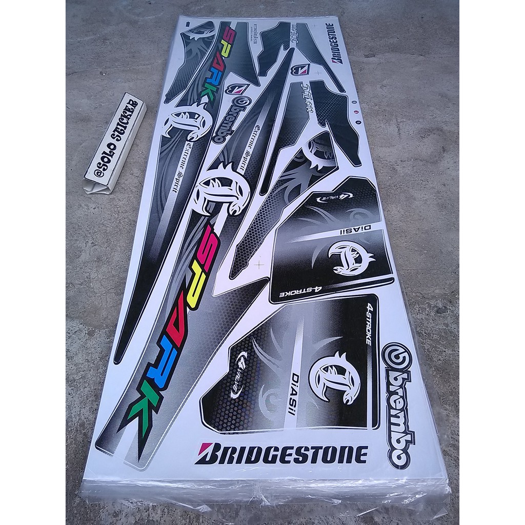 Bisa Cod Striping Sticker Variasi Yamaha Jupiter Z Burhan Spark