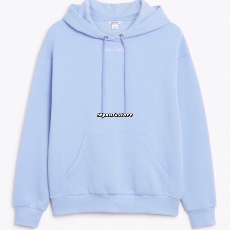 Monki Hoodie Sweater Blue