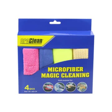 ACE PROCLEAN Set Kain Lap Microfiber CLOTHS 4 Pcs