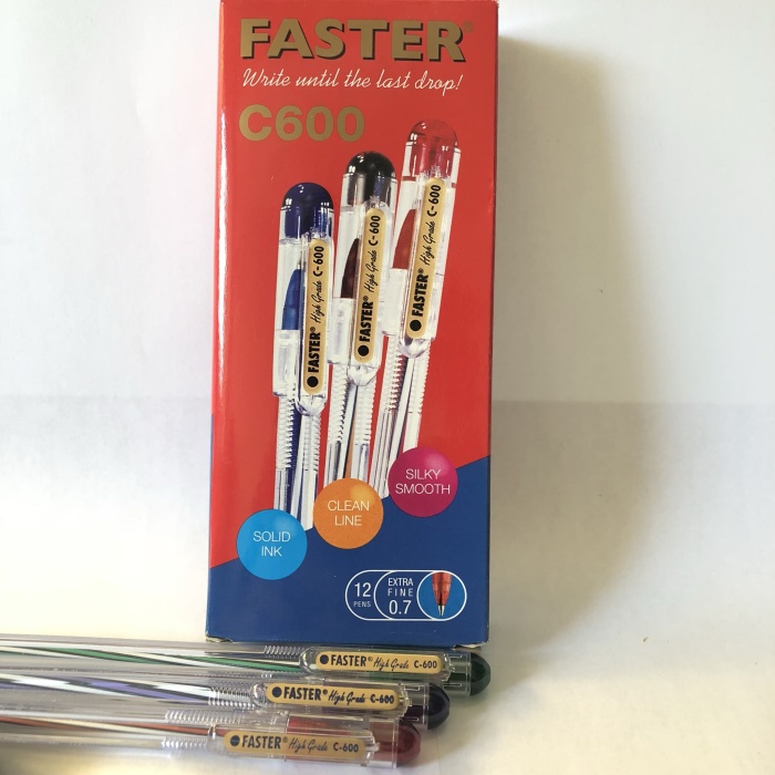 Pulpen Faster C600 / Ballpoint / Bolpoint / Pen