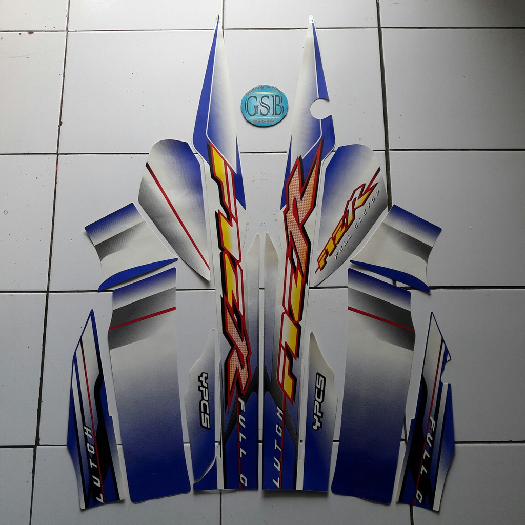 Sticker Motor Yamaha F1zr 2003 Putih Biru Shopee Indonesia