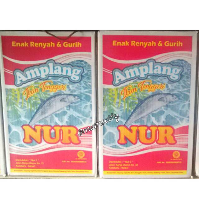 

Amplang Ikan Tenggiri Nur - Kemasan Kotak Besar