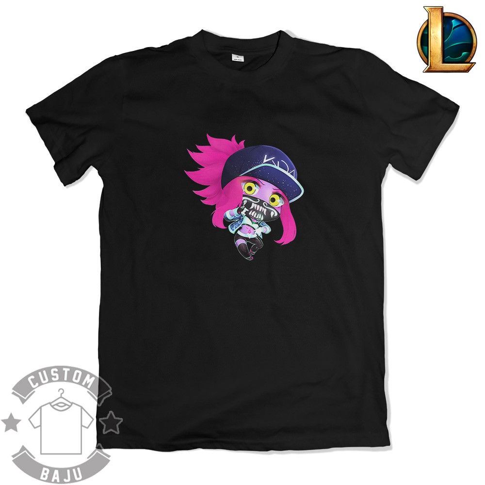 Kaos Game League Of Legends Wild Rift Chibi Akali