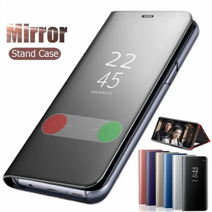 Case Flip Mirror Samsung Note 20 Clear View Auto Lock