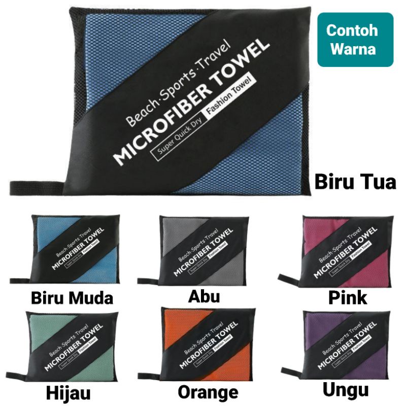 Handuk Microfiber Quickdry - Traveling - Olahraga Anti Bakteri 02